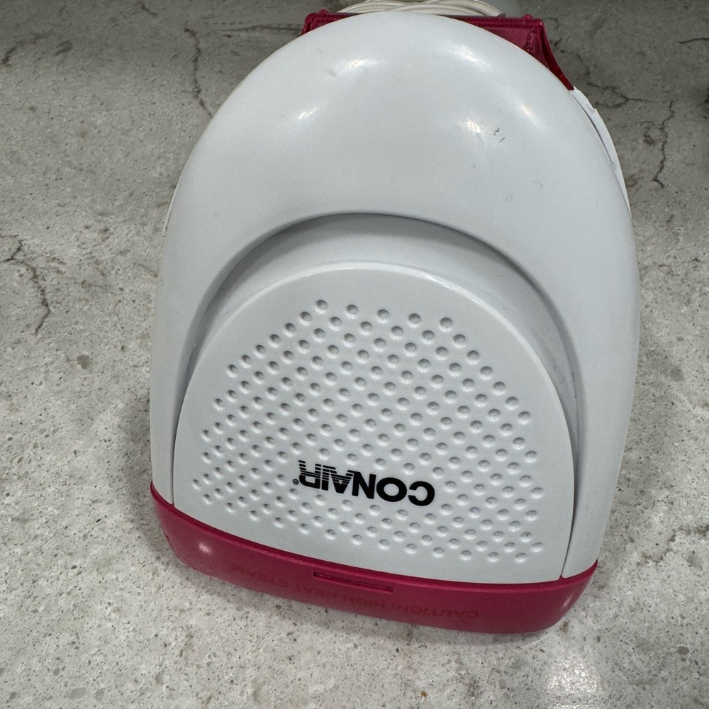 Conair White and Pink Steamer
